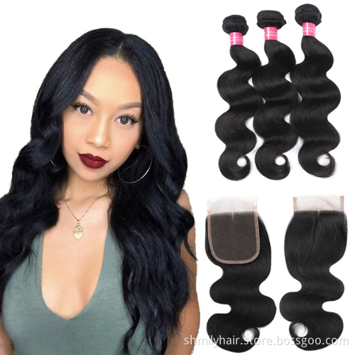 Factory Price Cuticle Aligned Raw Virgin Hair Unprocessed 100% Human Hair Weaving Body Wave Mink Brazilian Hair Bundles
